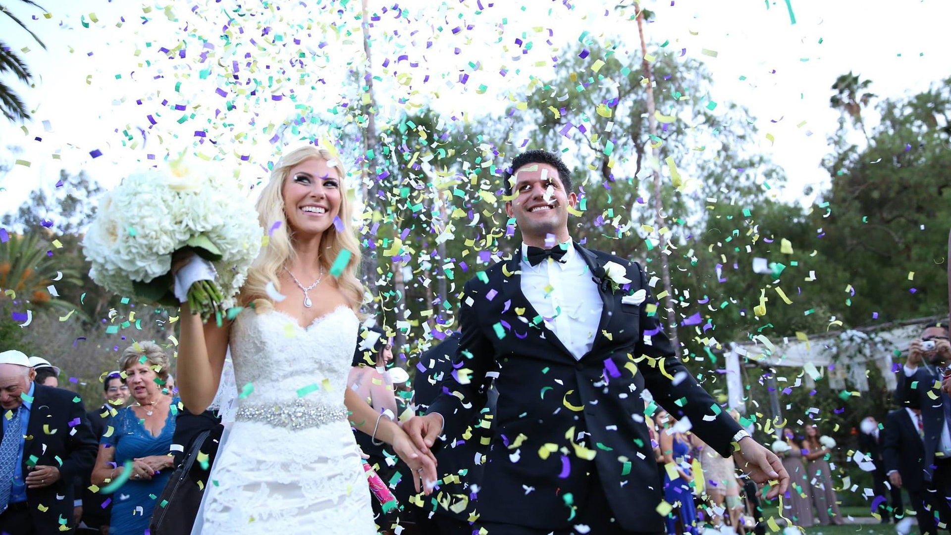 Soft and simple wedding dress