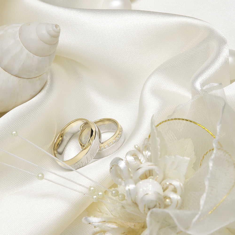 Solitaire Couple Ring