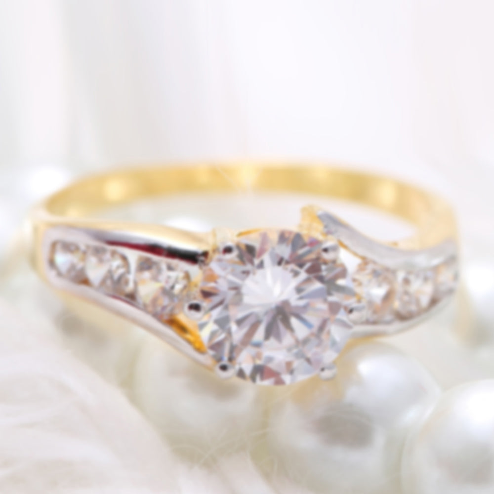 Crystal Wedding Ring